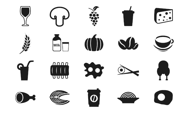 pictogram eten en drinken instellen