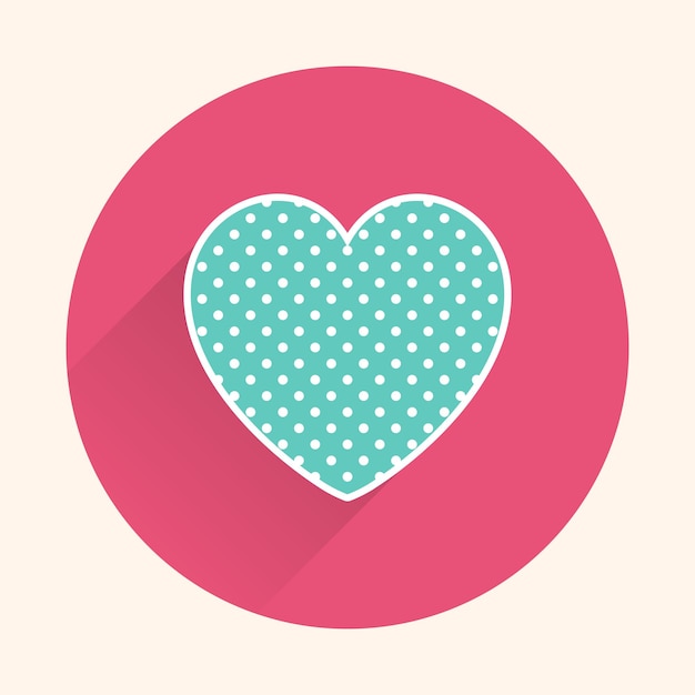 Vector pictogram harten illustratie. valentijnsdag kaart voor vakantie sjabloon. creatieve en luxe stijl