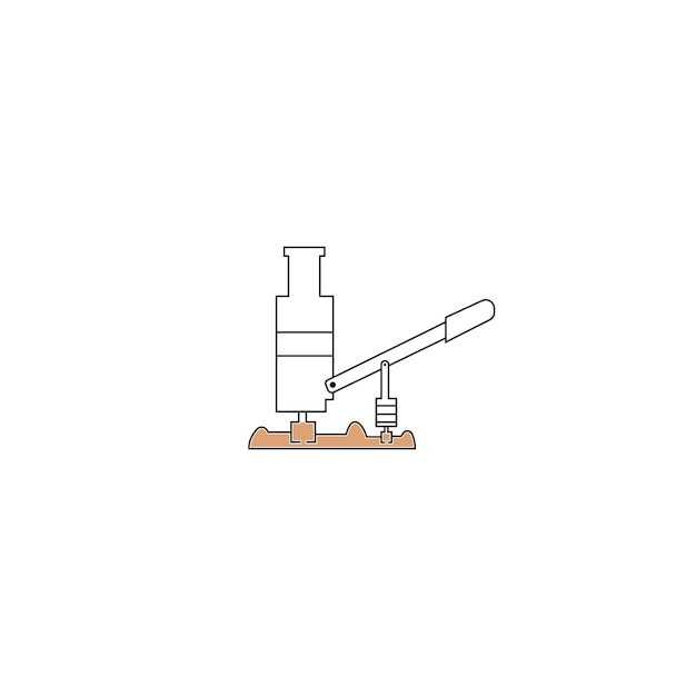 Pictogram hydraulische krik