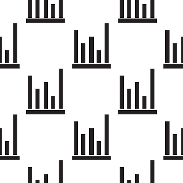 Pictogram illustratie staafdiagram