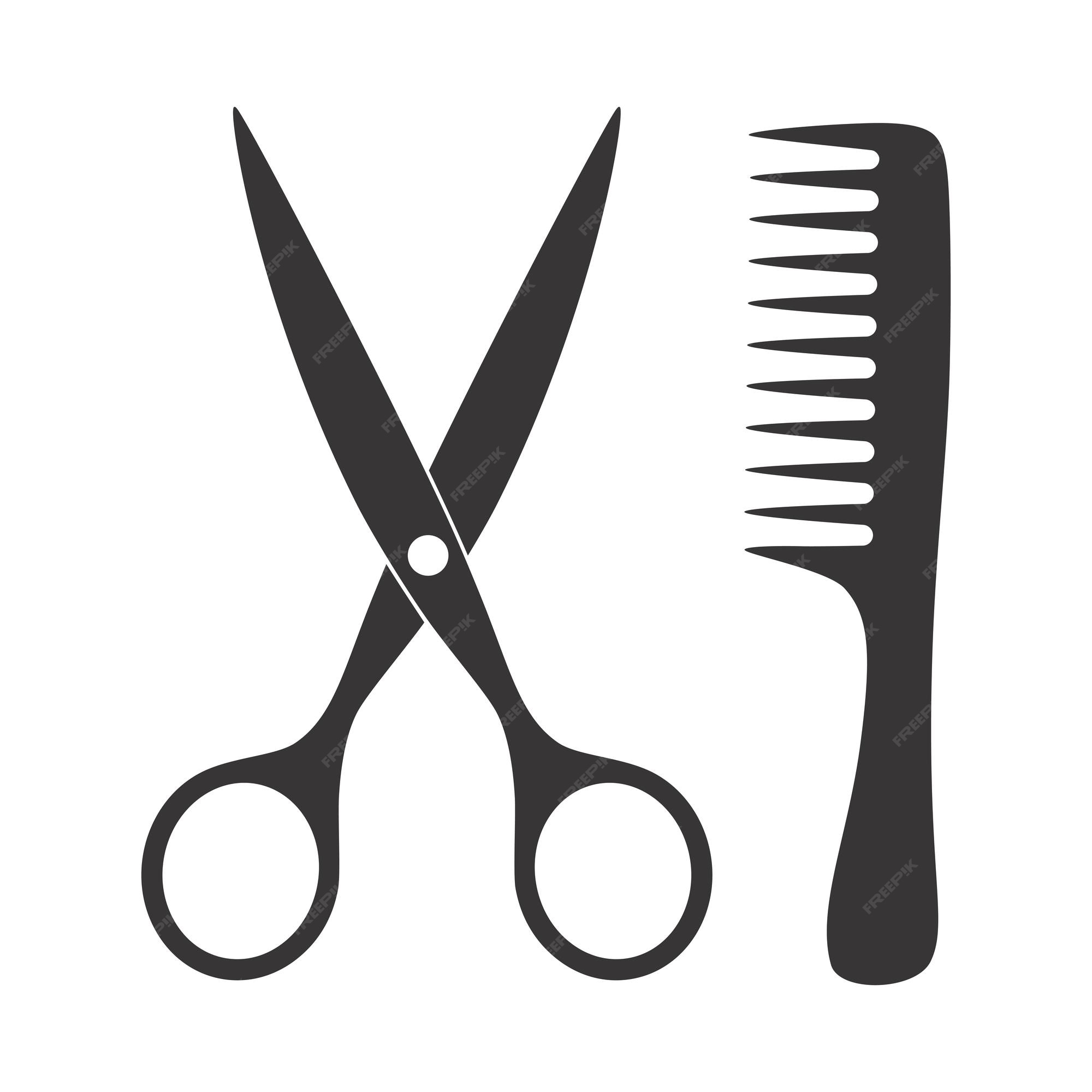 Pictogram Kam En Schaar | Premium Vector