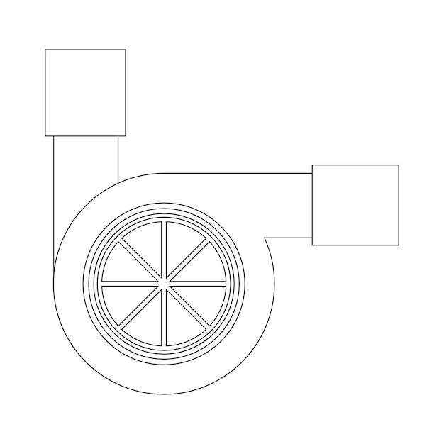 Pictogram motorturbo