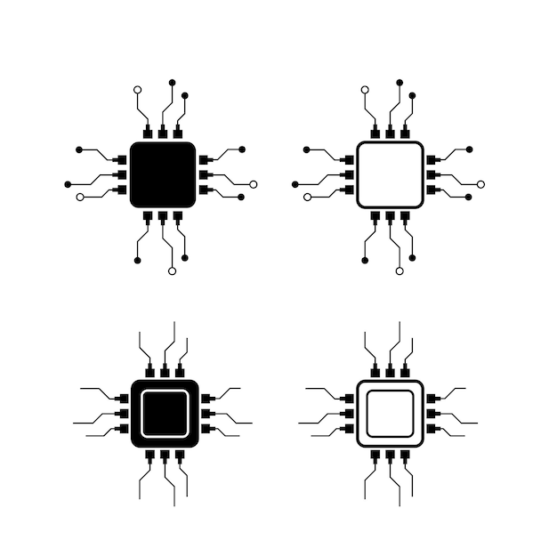 Pictogram processorlogo