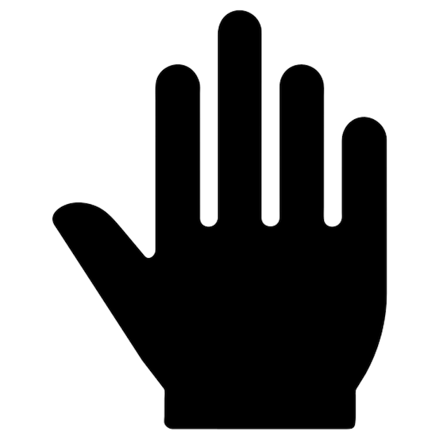 pictogram van het aanraakmerk