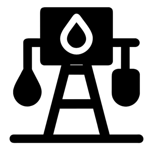 pictogram van olieput