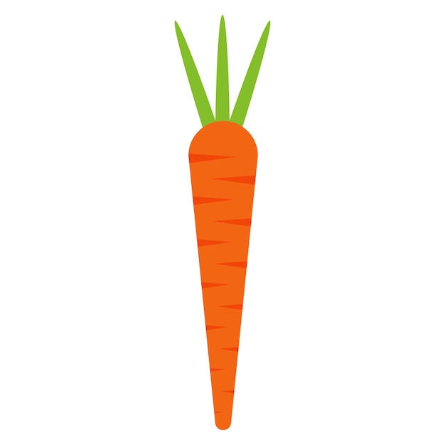 Pictogram verse wortel symbool plantaardig voedsel groen oranje wortelen markt