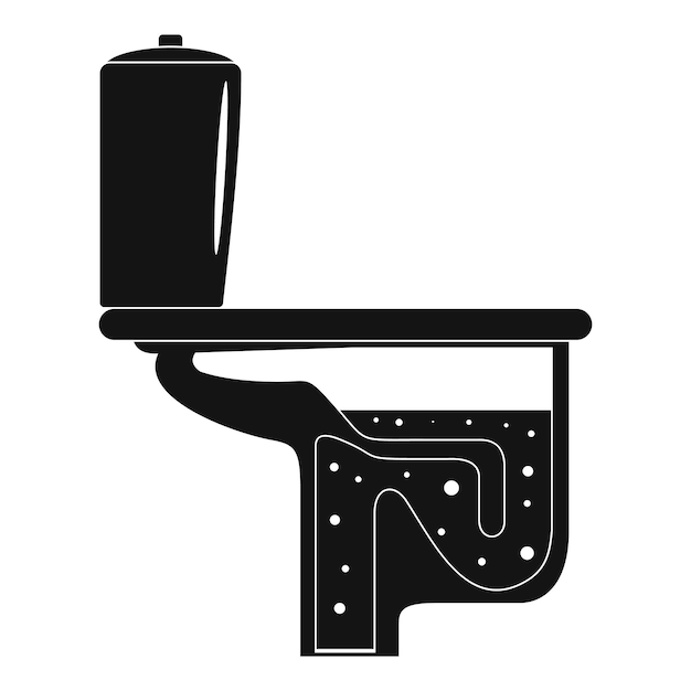 Pictogram voor toiletapparatuur Eenvoudige illustratie van vectorpictogram voor toiletapparatuur voor web