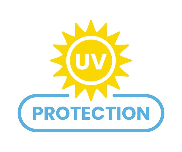 Pictogram voor UV-bescherming.