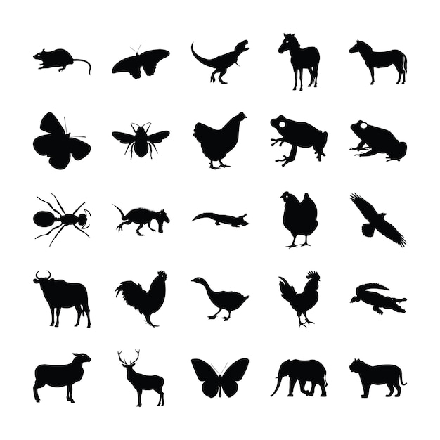 pictogrammen van dieren