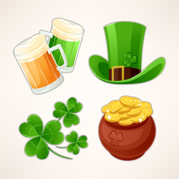 Pictogrammen voor st. patrick's day