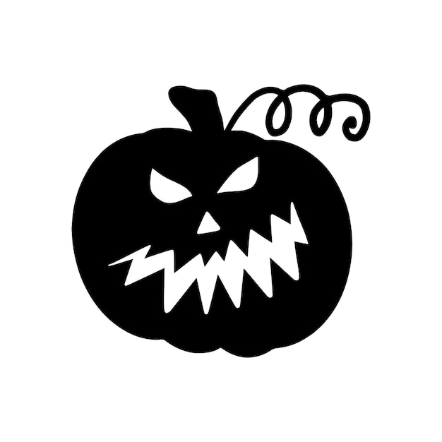 Pictograph van halloween-pompoen voor sjabloonlogo, pictogram en identiteitsvectorontwerpen. Icoon pompoen