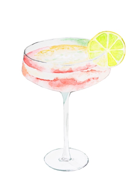 Vector picture of alcohol margarita