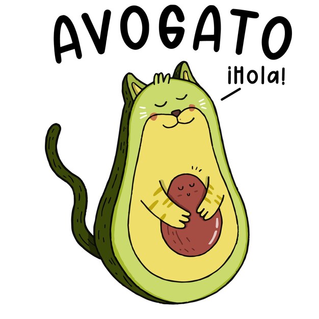 a picture of an avocado that says quot avocado quot