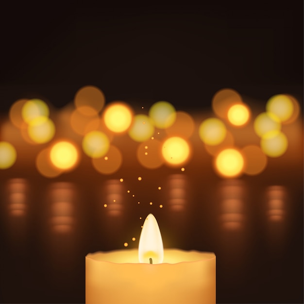 Vector picture of candles