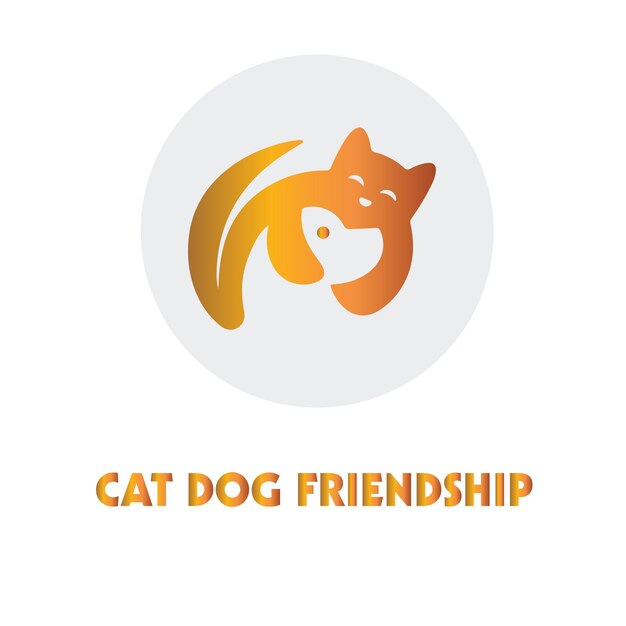 a picture of a cat and a dog that says cat friendship friendship friendship friendship