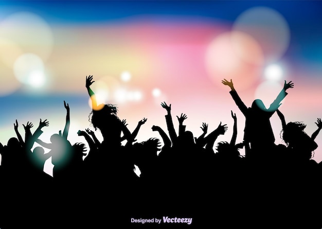a picture of a crowd with the words gras on it