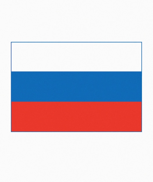 picture of the flag russian federation playful illustration