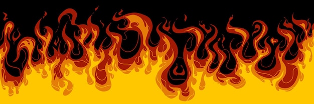 A picture of a flame on a black background.