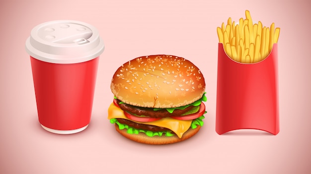 Vector picture of food set2