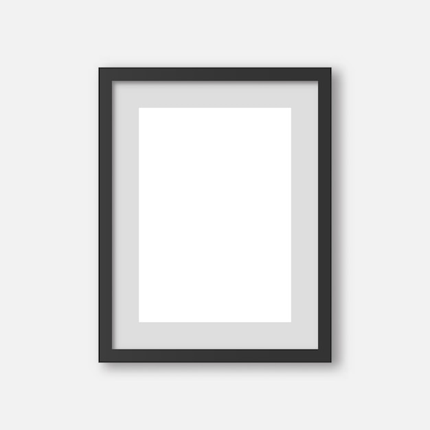 Vector picture frame . empty photo frame .