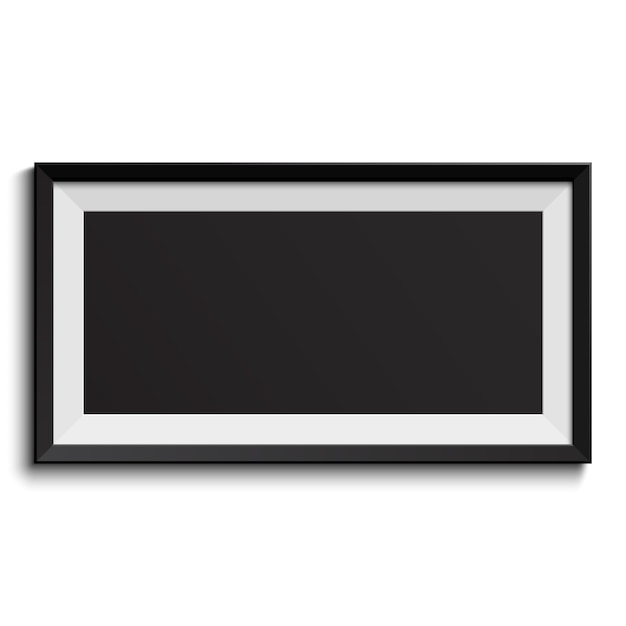 Vector picture frame isolated