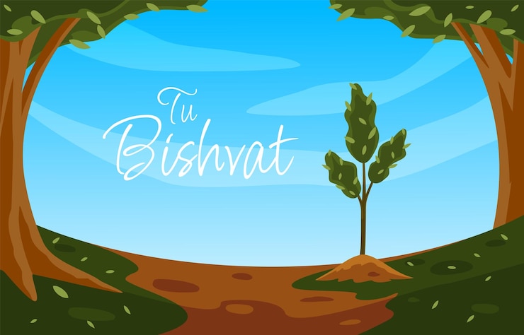 वेक्टर a picture of a landscape with trees and the words turd on it
