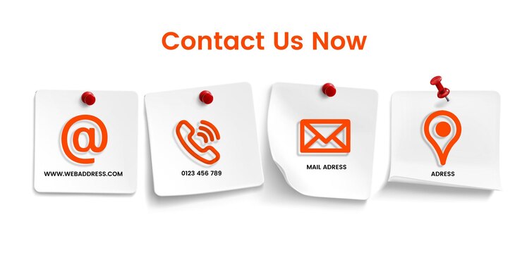 Vector a picture of a phone that says contact us now