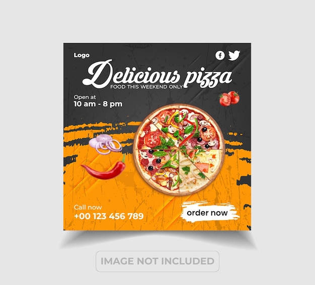 a picture of a pizza with the words pizza on it