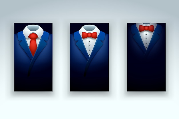 Vector picture of tuxedo three