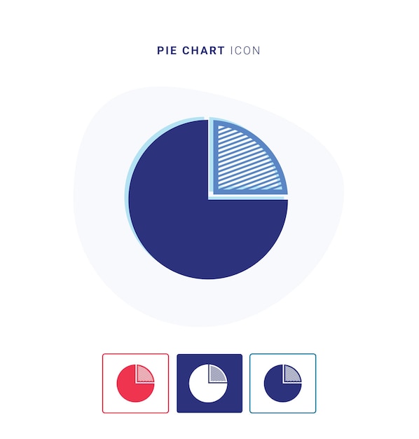 Vector pie chart icon