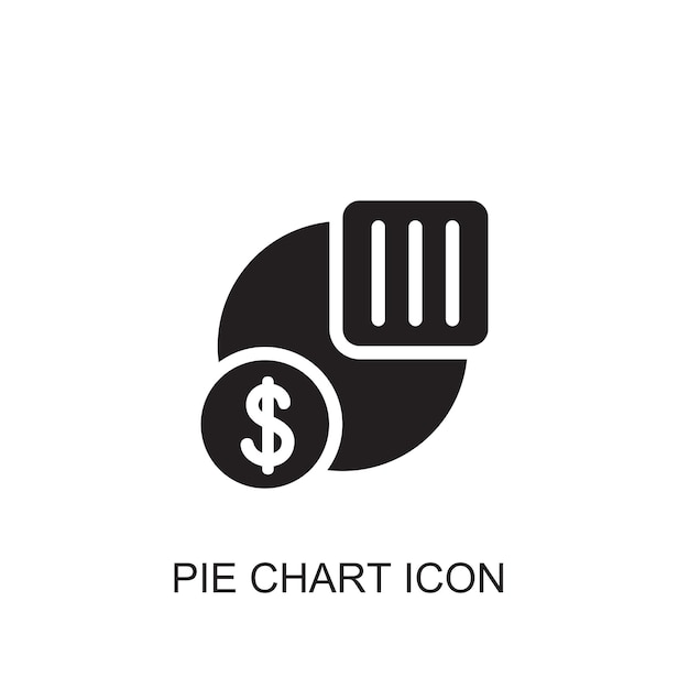 Vector pie chart vector icon icon