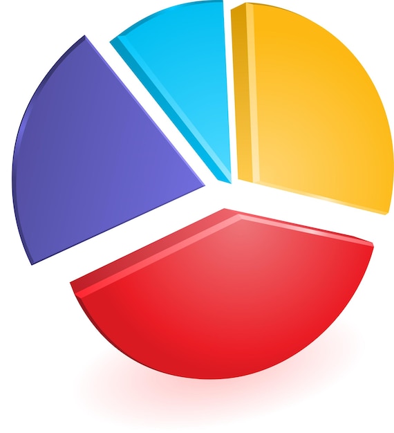 Vector pie chart