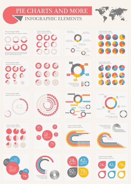 Vector pie charts and more