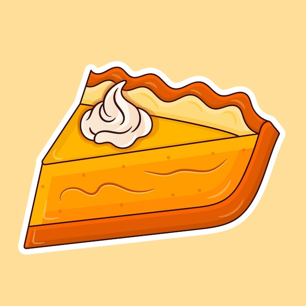 pie illustrationthanksgiving and holiday pumpkin pie happy thanksgiving day