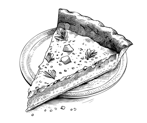 Pizza Pie Sketch