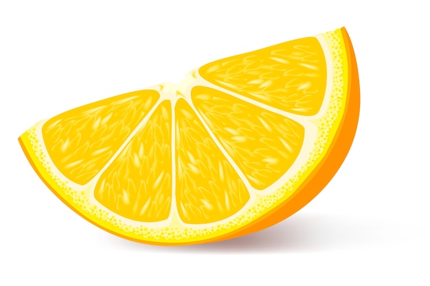 A piece of orange illustration