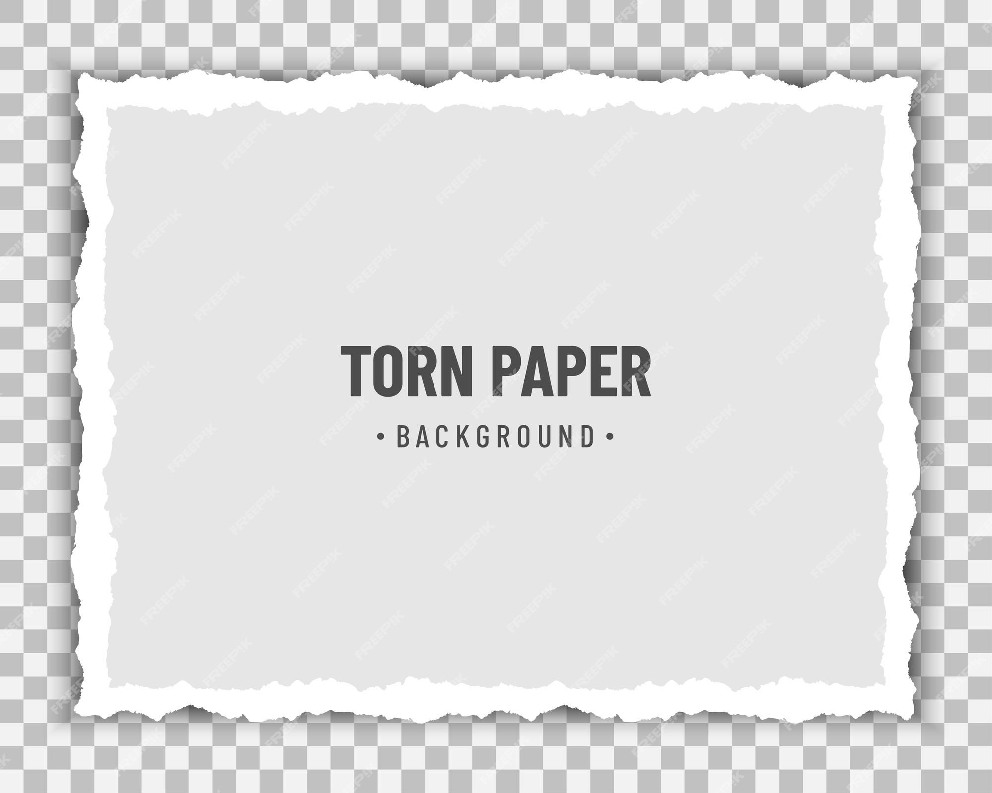 Torn Paper Transparent Background Images - Free Download on Freepik