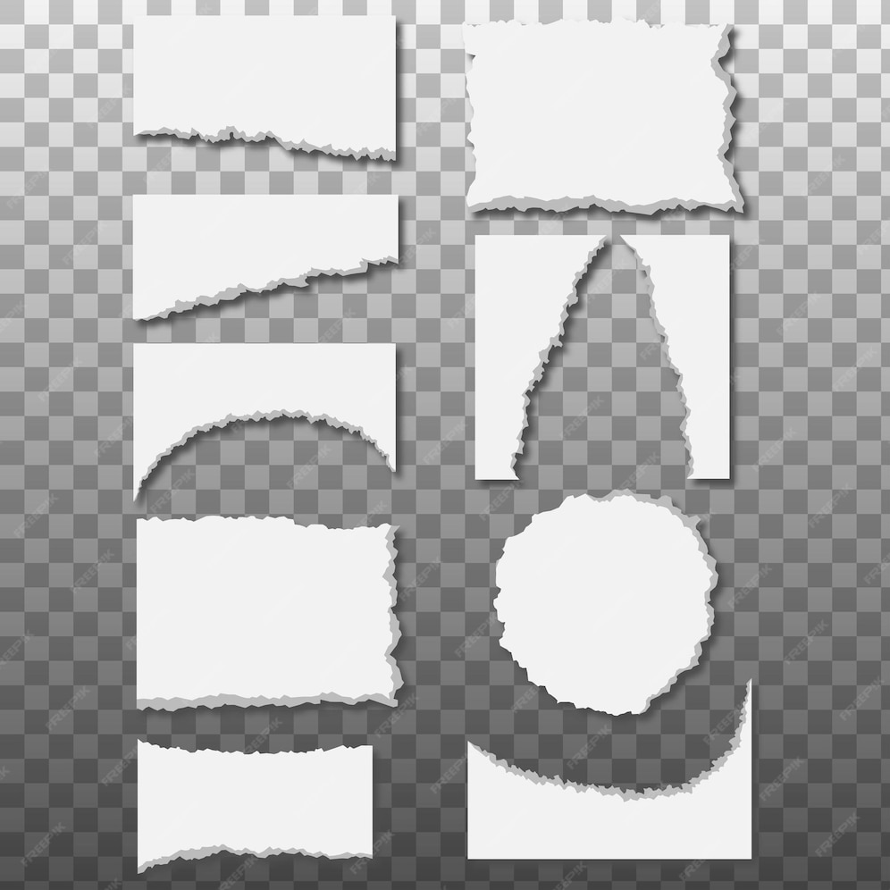 Premium Vector | Pieces of paper