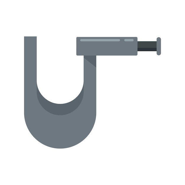 Piercing gereedschap fix pictogram Vlakke afbeelding van piercing gereedschap fix vector pictogram geïsoleerd op een witte achtergrond