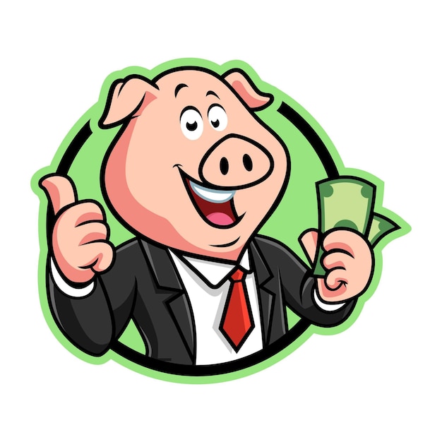 Pig Cash Badge-versie