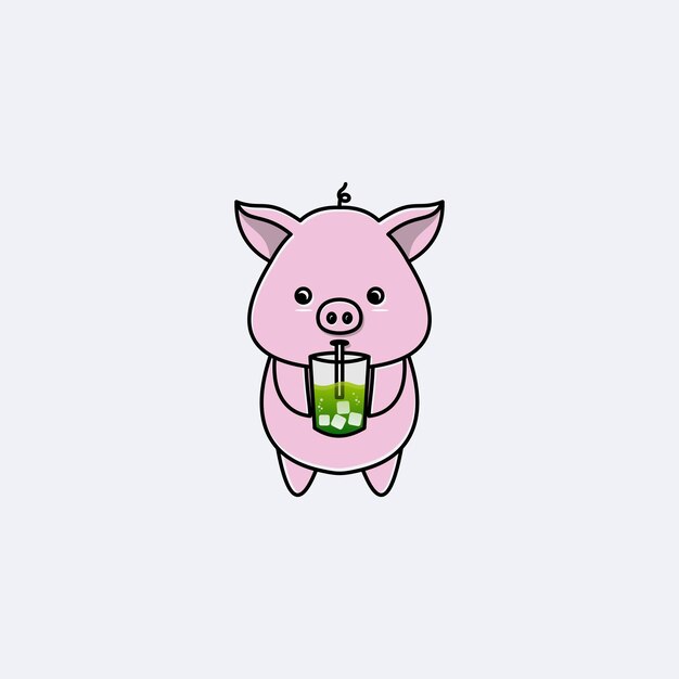 Pig and drink