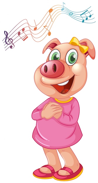 돼지 여자 캐릭터