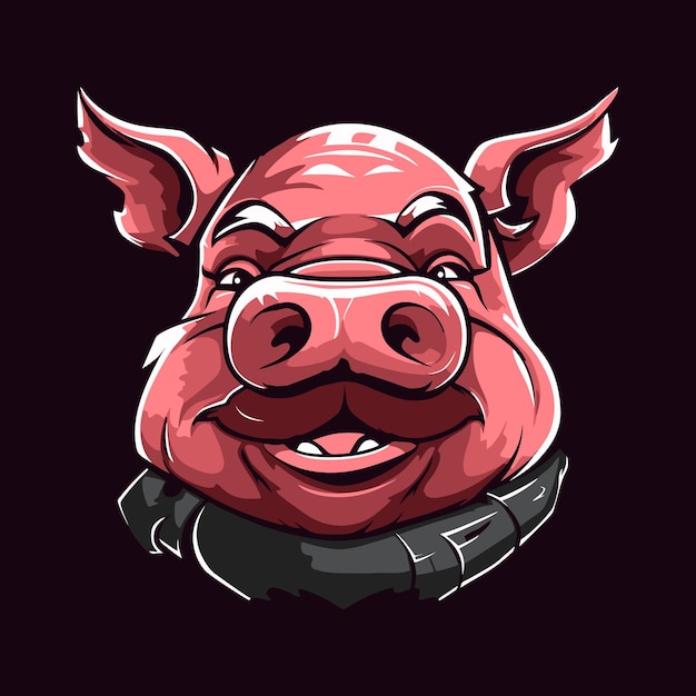 Pig Mascot And Esport Logo