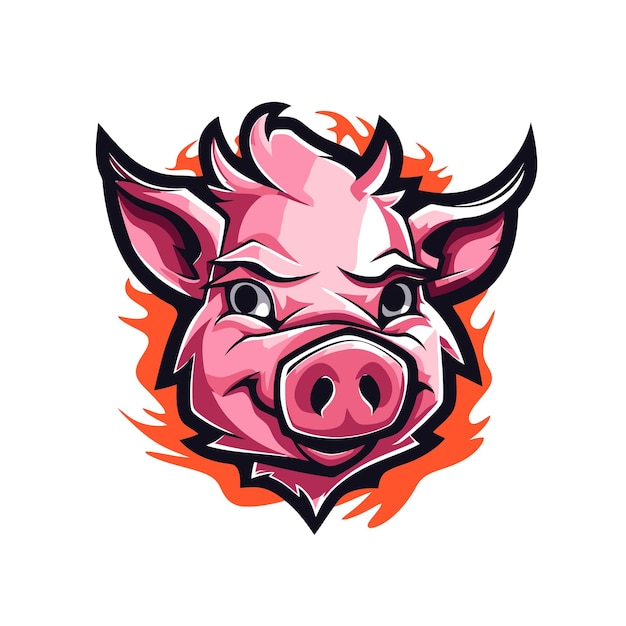 Pig mascot