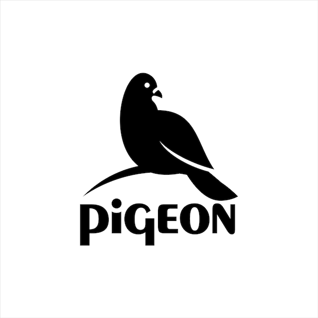 pigeon logo simple modern