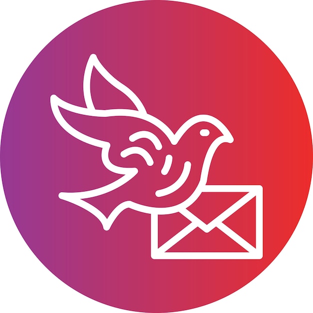 Pigeon Post Icon Stijl