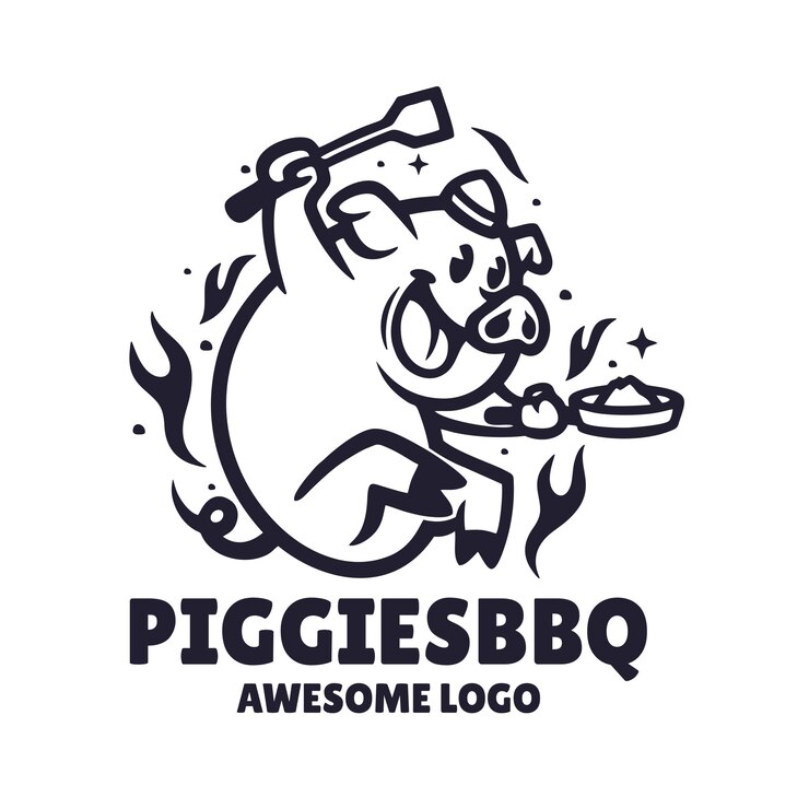 Piggies Bbq 로고