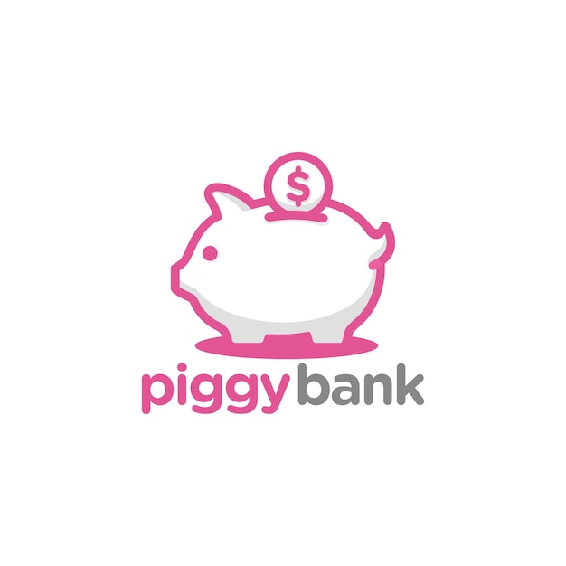 Piggy bank logo