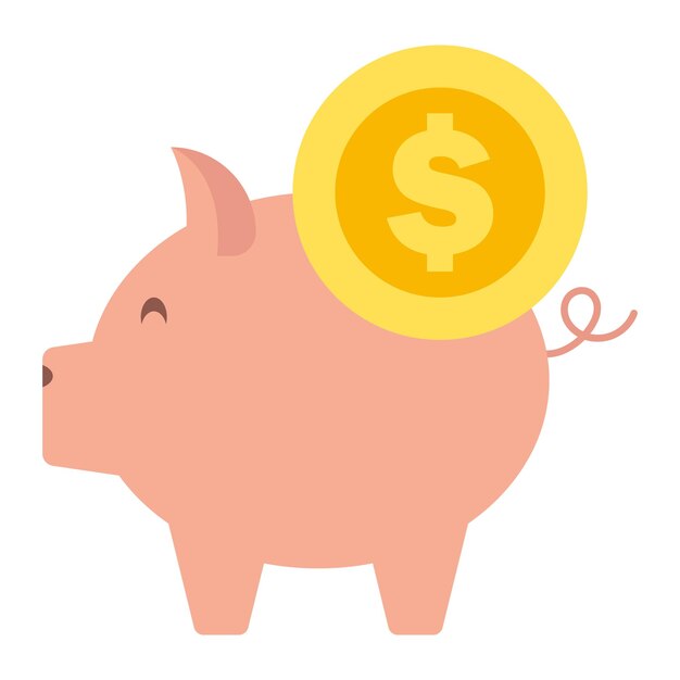 Piggy bank piggy bank icon vector illustration