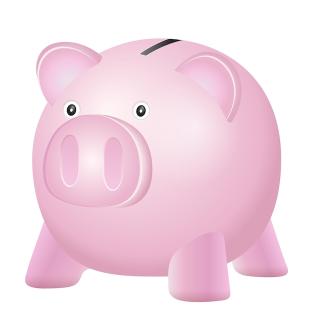 Vector piggy bank